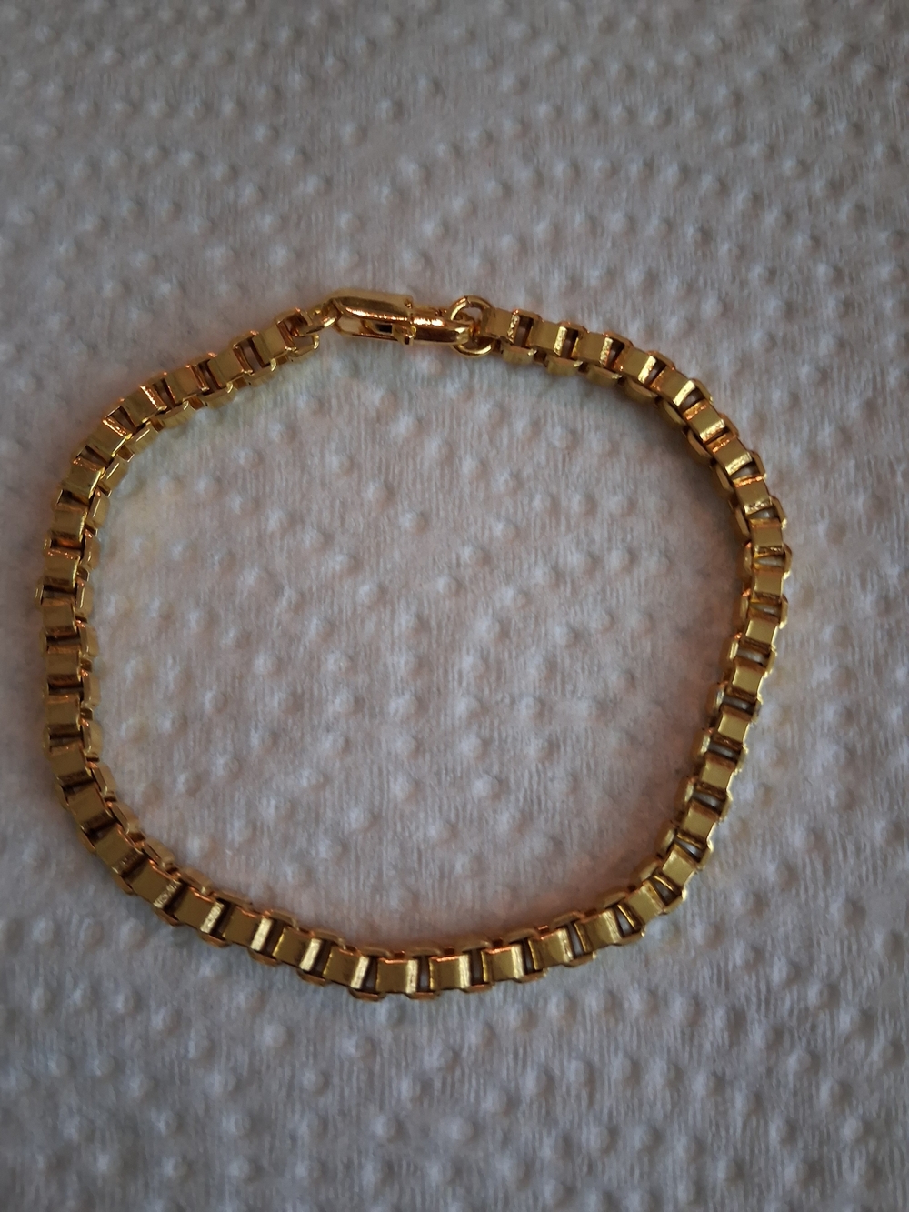 Classic Gold Box-Link Bracelet for Women HELP BLACKIE RECOVERY